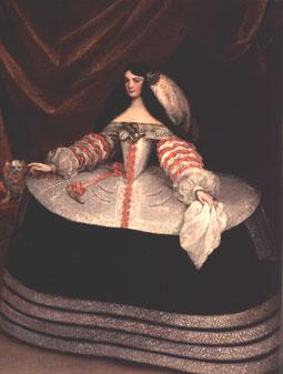 Miranda, Juan Carreno de Portrait of a lady with a lapdog and pistol France oil painting art